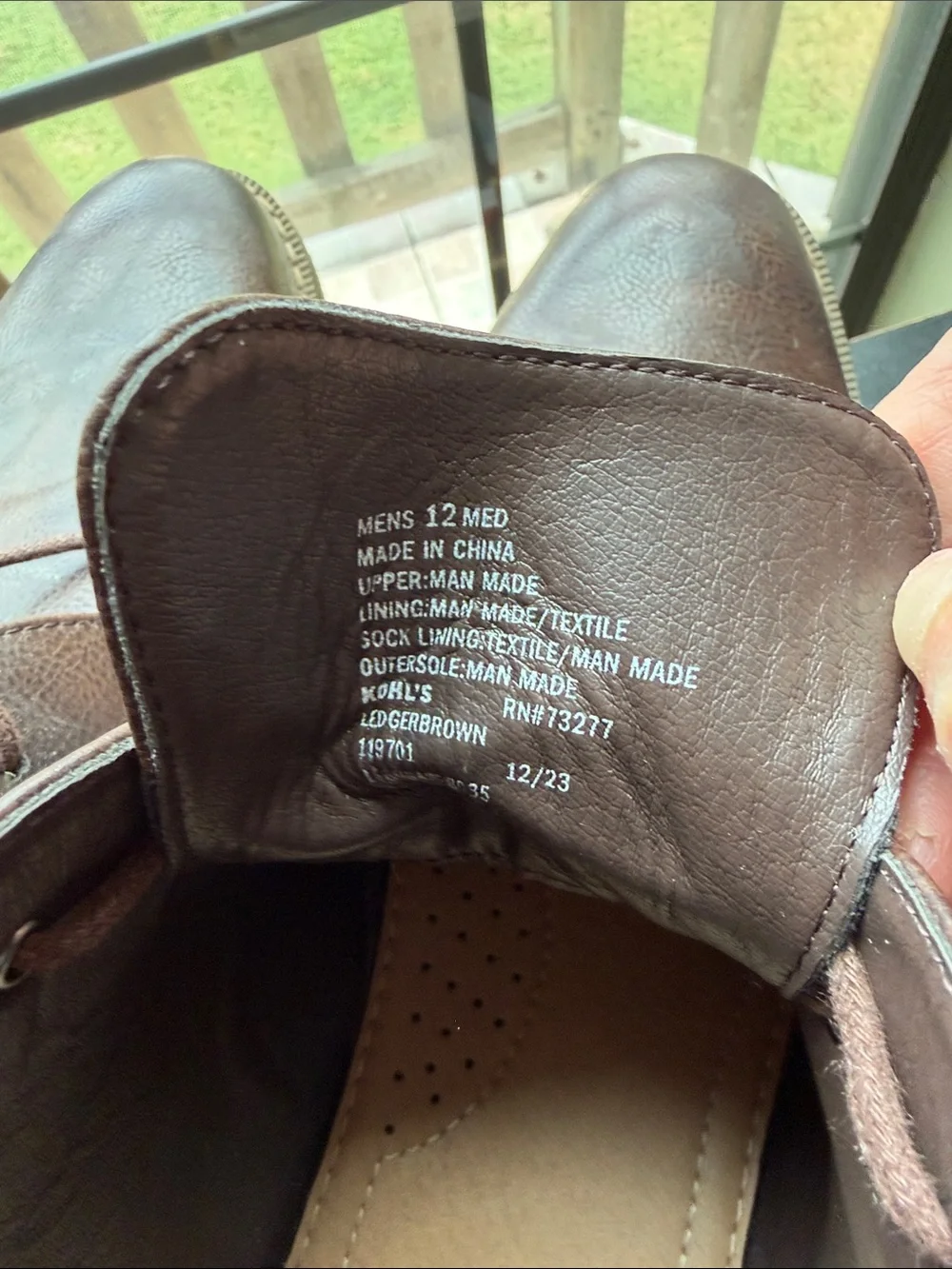 SONOMA Men's Dark Brown Chukka Boots